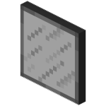 Черная окрашенная стеклянная панель в Майнкрафте