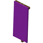 Фиолетовый флаг в Майнкрафте