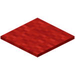 Красный ковер в Майнкрафте