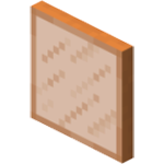 Оранжевая окрашенная стеклянная панель в Майнкрафте