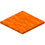 Оранжевый ковер в Майнкрафте