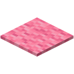 Розовый ковер в Майнкрафте