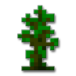Саженец тропического дерева в Майнкрафте