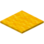 Желтый ковер в Майнкрафте
