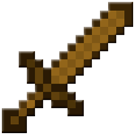 Деревянный меч в Minecraft