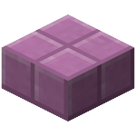 Пурпурная плита в игре Майнкрафт